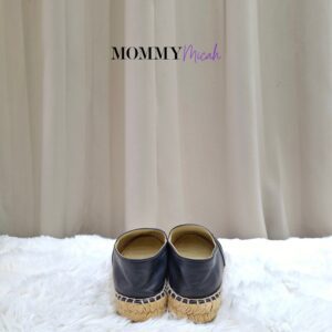 Chanel Espadrille Black Leather