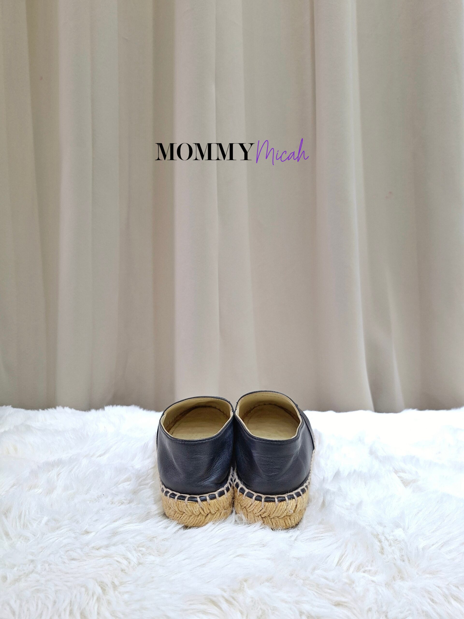 Chanel Espadrille Black Leather Chanel Espadrille Black Leather
