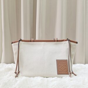Home Loewe Cushion Tote Bag Small Beige 701933 with care card, dustbag in Great Condition 8.5/10