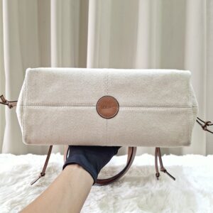 Loewe Cushion Tote Bag Small Beige