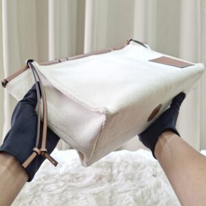 Loewe Cushion Tote Bag Small Beige