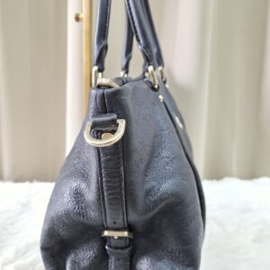 MCM Black Leather Two Way Bag
