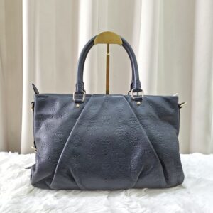 MCM Black Leather Two Way Bag