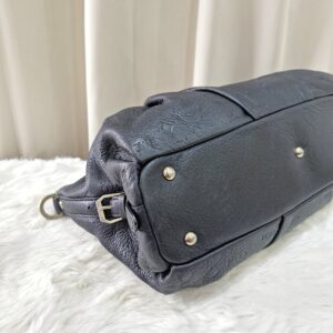 MCM Black Leather Two Way Bag