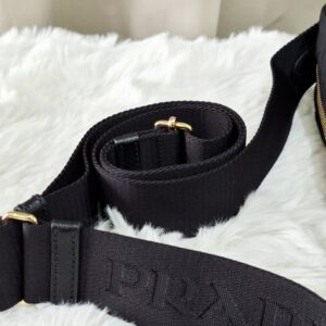 Prada Nero Tessuto Impuntu Camera Bag