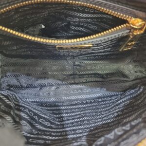 Prada Nero Tessuto Impuntu Camera Bag