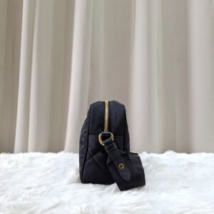 Prada Nero Tessuto Impuntu Camera Bag