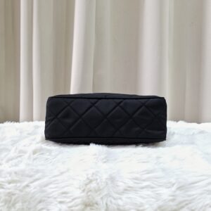 Prada Nero Tessuto Impuntu Camera Bag