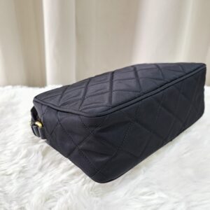 Prada Nero Tessuto Impuntu Camera Bag