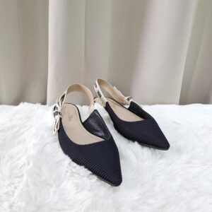 Christian Dior Black Slingback