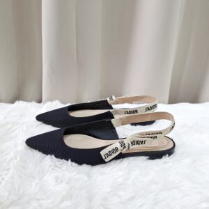 Christian Dior Black Slingback