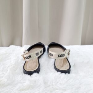 Christian Dior Black Slingback
