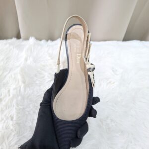 Christian Dior Black Slingback