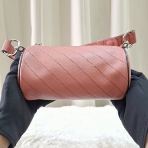 Gucci Blondie Mini Barrel Pink Shoulder Bag