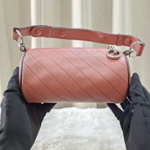 Gucci Blondie Mini Barrel Pink Shoulder Bag