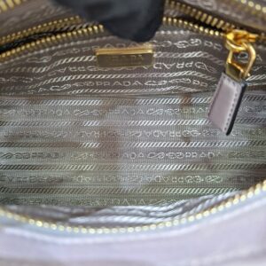 Prada Bonnie Grey Leather Shoulder Bag 31/E