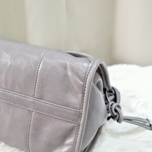 Prada Bonnie Grey Leather Shoulder Bag 31/E