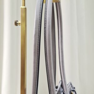 Prada Bonnie Grey Leather Shoulder Bag 31/E
