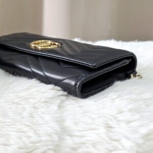 Gucci Chevron GG Marmont Wallet