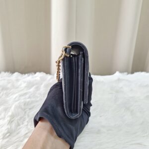 Gucci Chevron GG Marmont Wallet