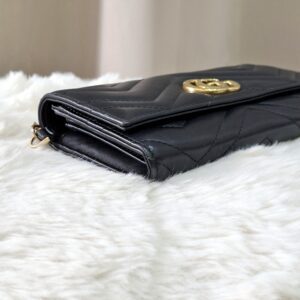Gucci Chevron GG Marmont Wallet