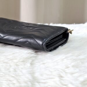 Gucci Chevron GG Marmont Wallet