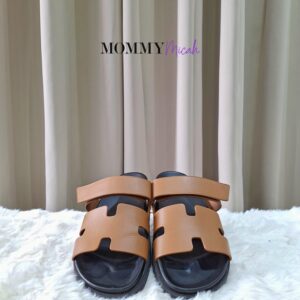 Hermes Chypre Sandals Brown