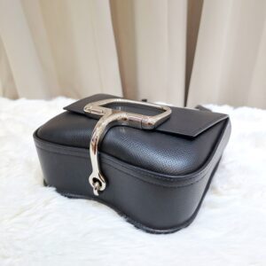 hermes della cavalleria mini black phw stamp u
