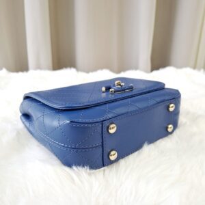 chanel blue flap bag calfskin ghw series 27
