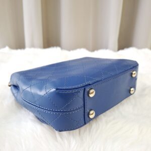 chanel blue flap bag calfskin ghw series 27