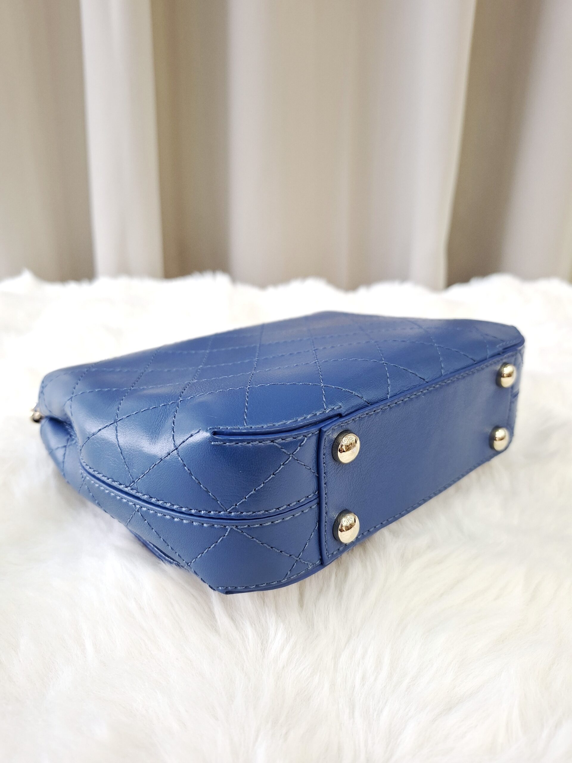 chanel blue flap bag calfskin ghw series 27 chanel blue flap bag calfskin ghw series 27