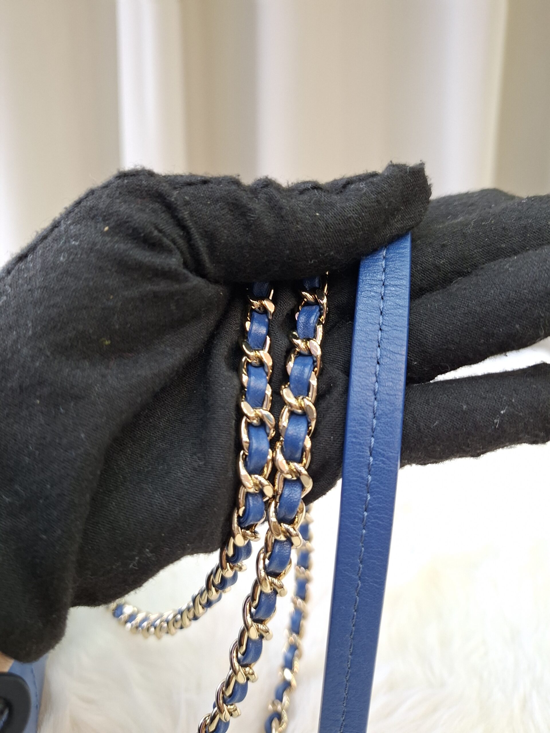 chanel blue flap bag calfskin ghw series 27 chanel blue flap bag calfskin ghw series 27