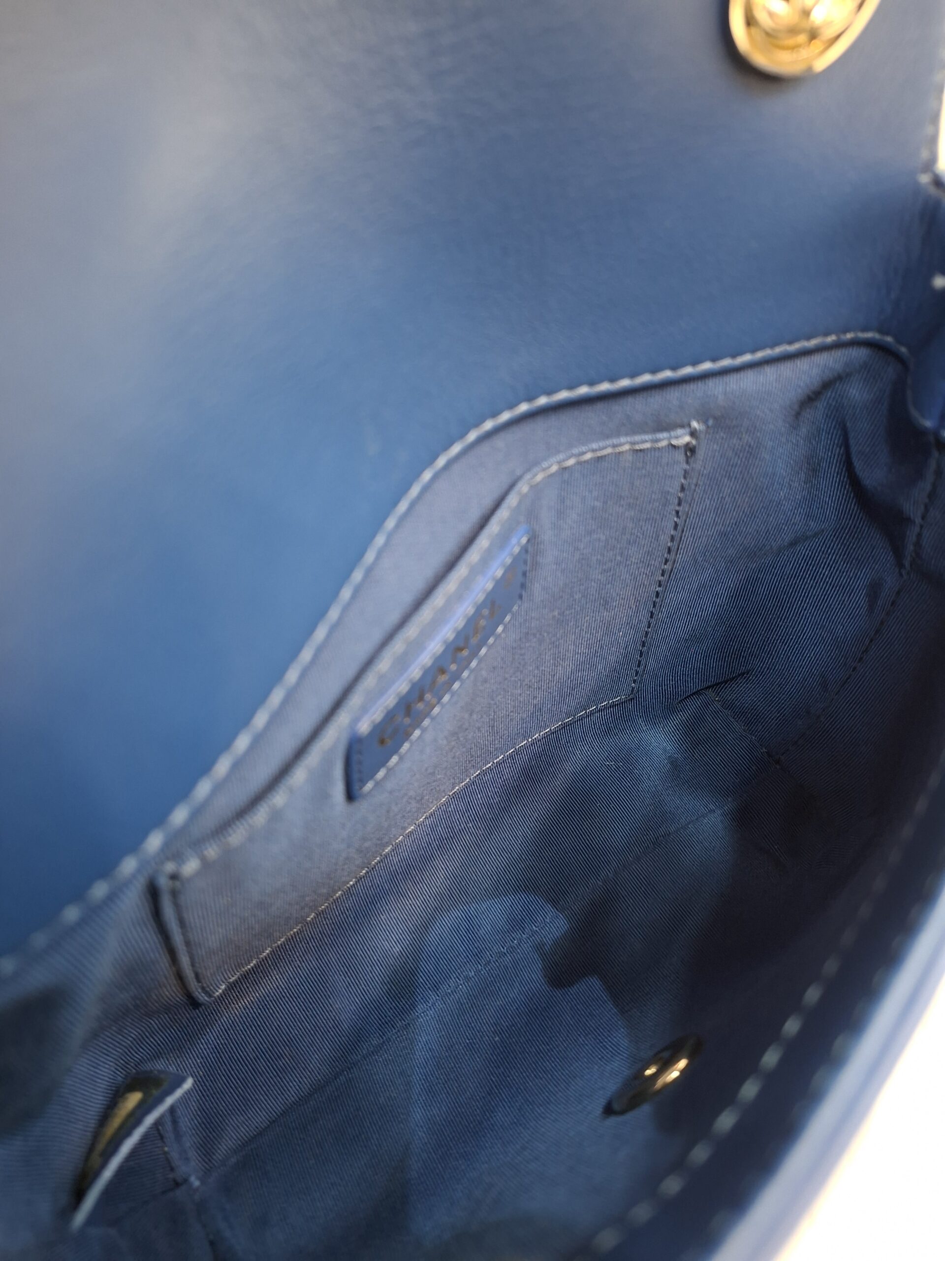 chanel blue flap bag calfskin ghw series 27 chanel blue flap bag calfskin ghw series 27