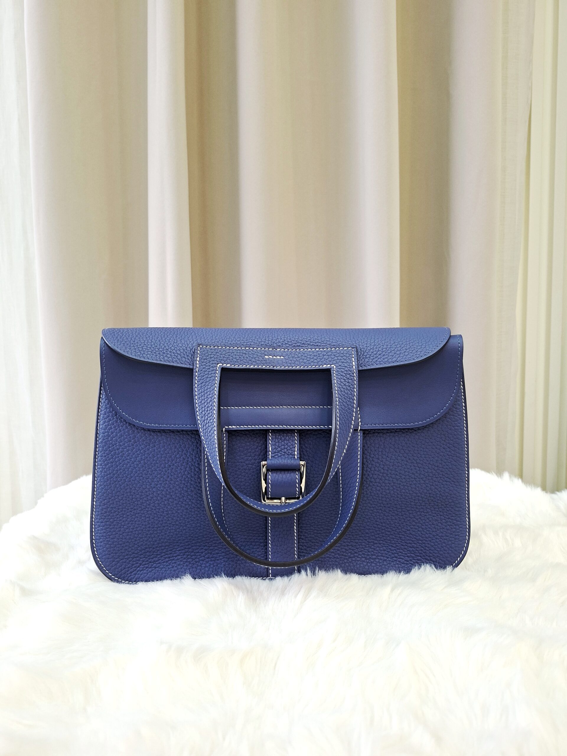 hermes halzan 31 bleu brighton clemence phw stamp c hermes halzan 31 bleu brighton clemence phw stamp c