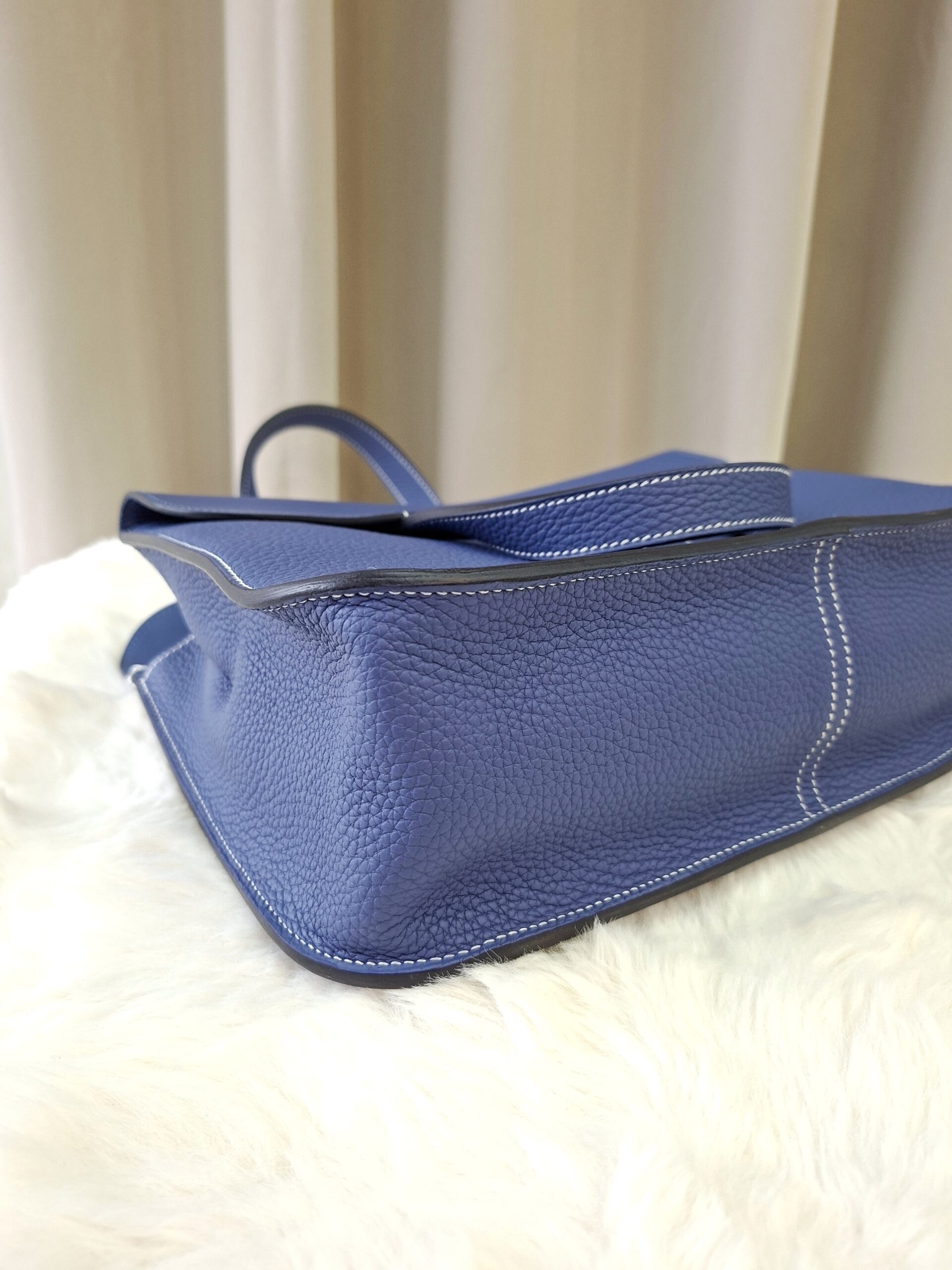 hermes halzan 31 bleu brighton clemence phw stamp c hermes halzan 31 bleu brighton clemence phw stamp c