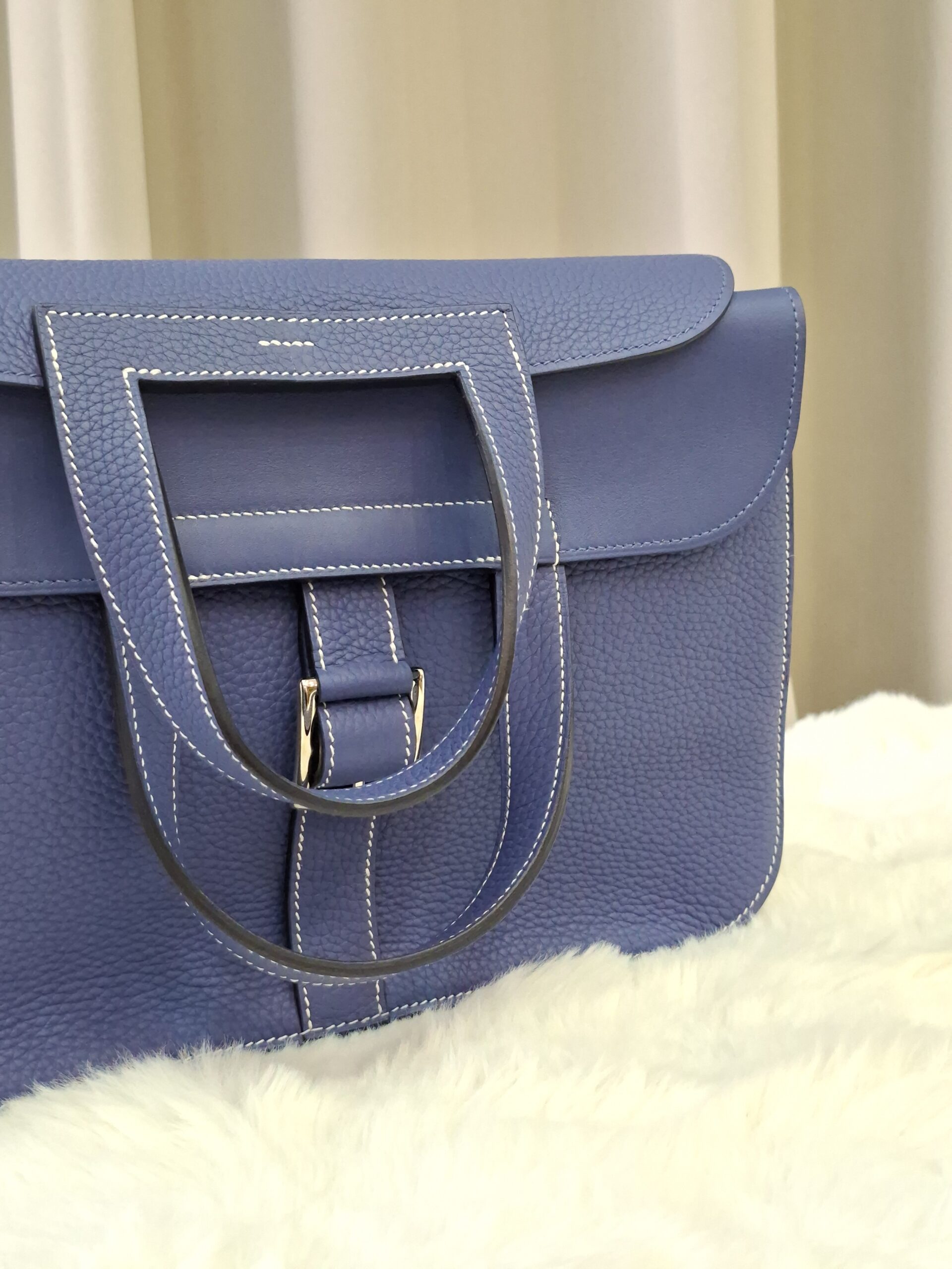 hermes halzan 31 bleu brighton clemence phw stamp c hermes halzan 31 bleu brighton clemence phw stamp c
