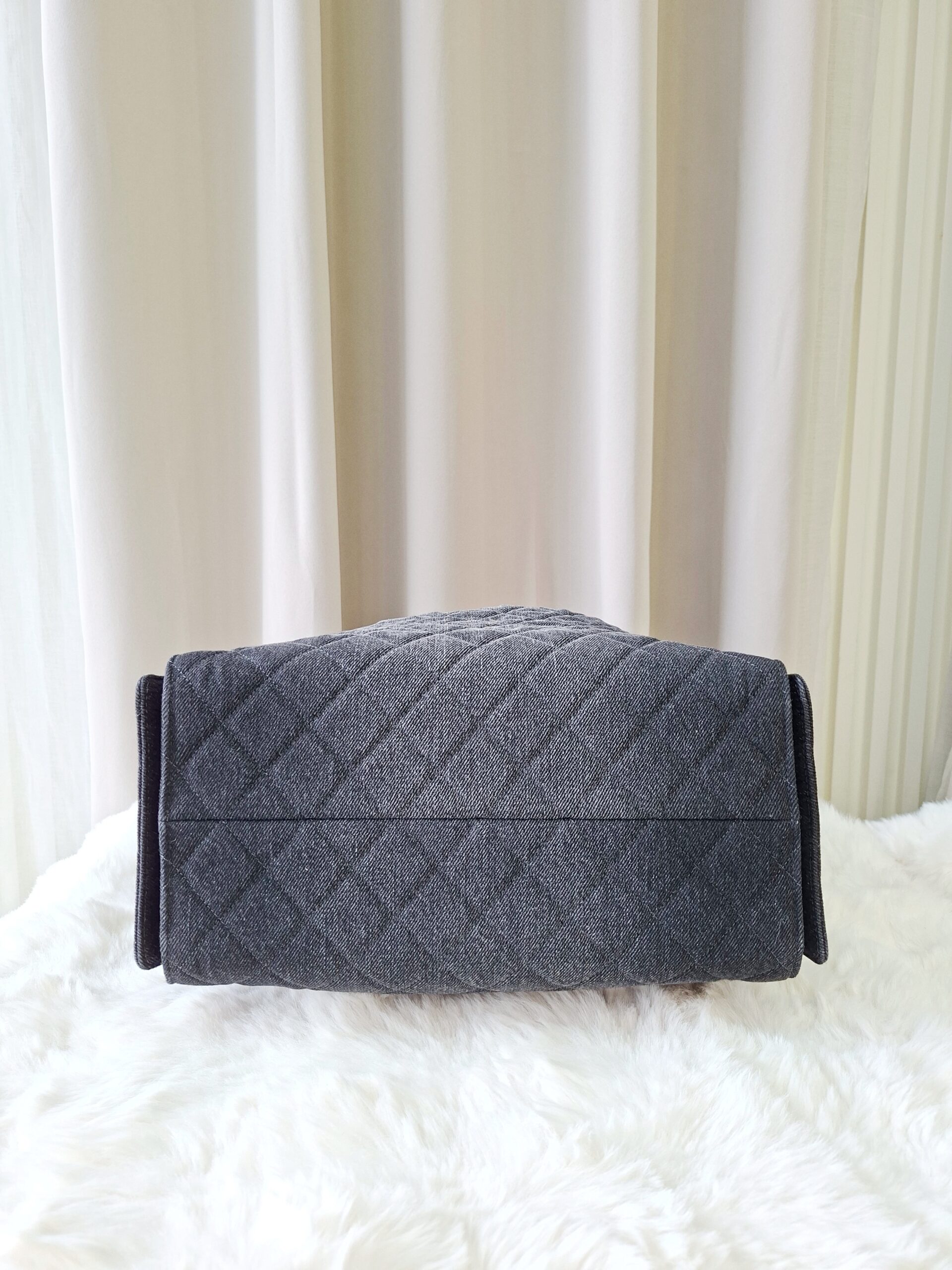 chanel c25 medium black wash denim microchipped 2025 chanel c25 medium black wash denim microchipped 2025