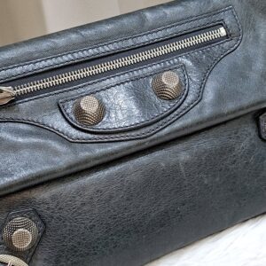balenciaga motocross envelope clutch bag