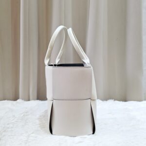 bottega veneta small arco tote white