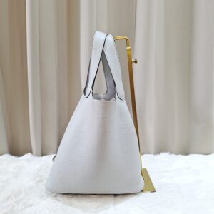 hermes picotin 22 blue pale phw stamp z