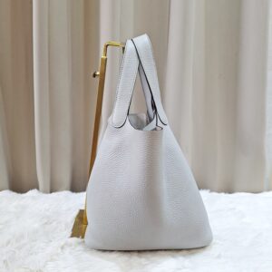 hermes picotin 22 blue pale phw stamp z
