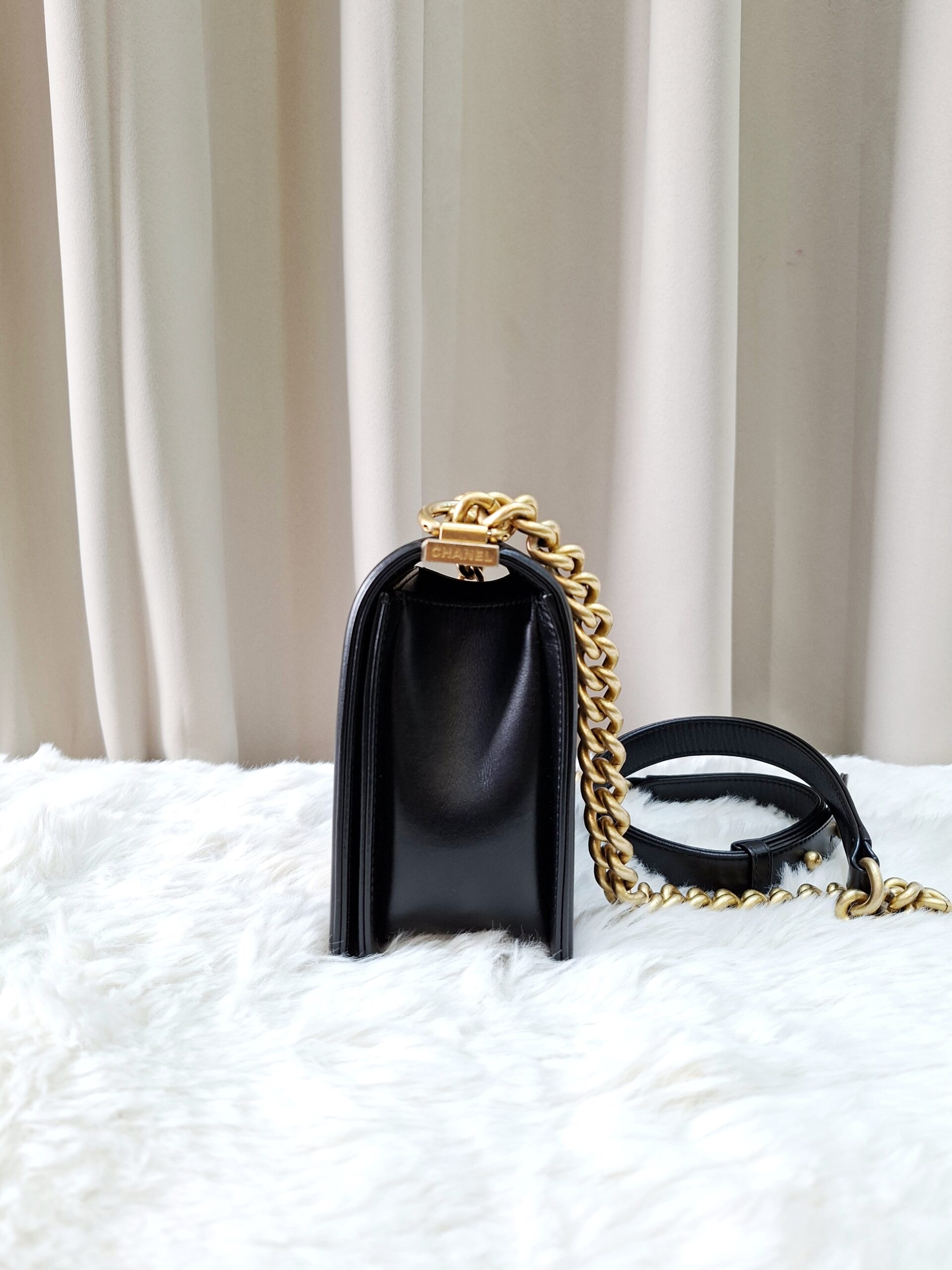 chanel mini boy lambskin black ghw microchipped chanel mini boy lambskin black ghw microchipped