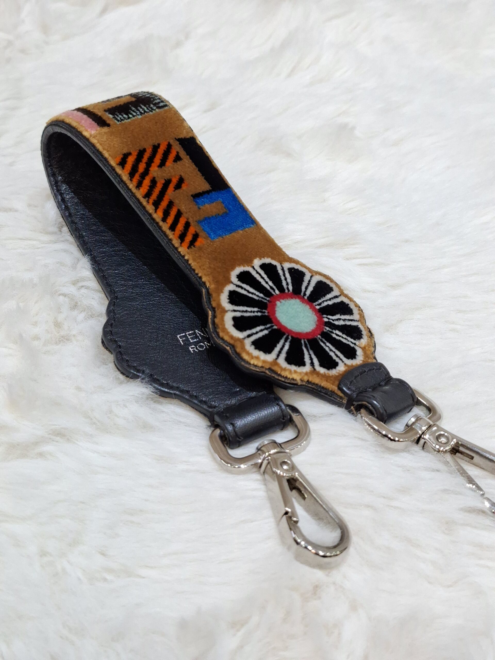fendi peekaboo mini black multicolor eyelet trim shw fendi peekaboo mini black multicolor eyelet trim shw