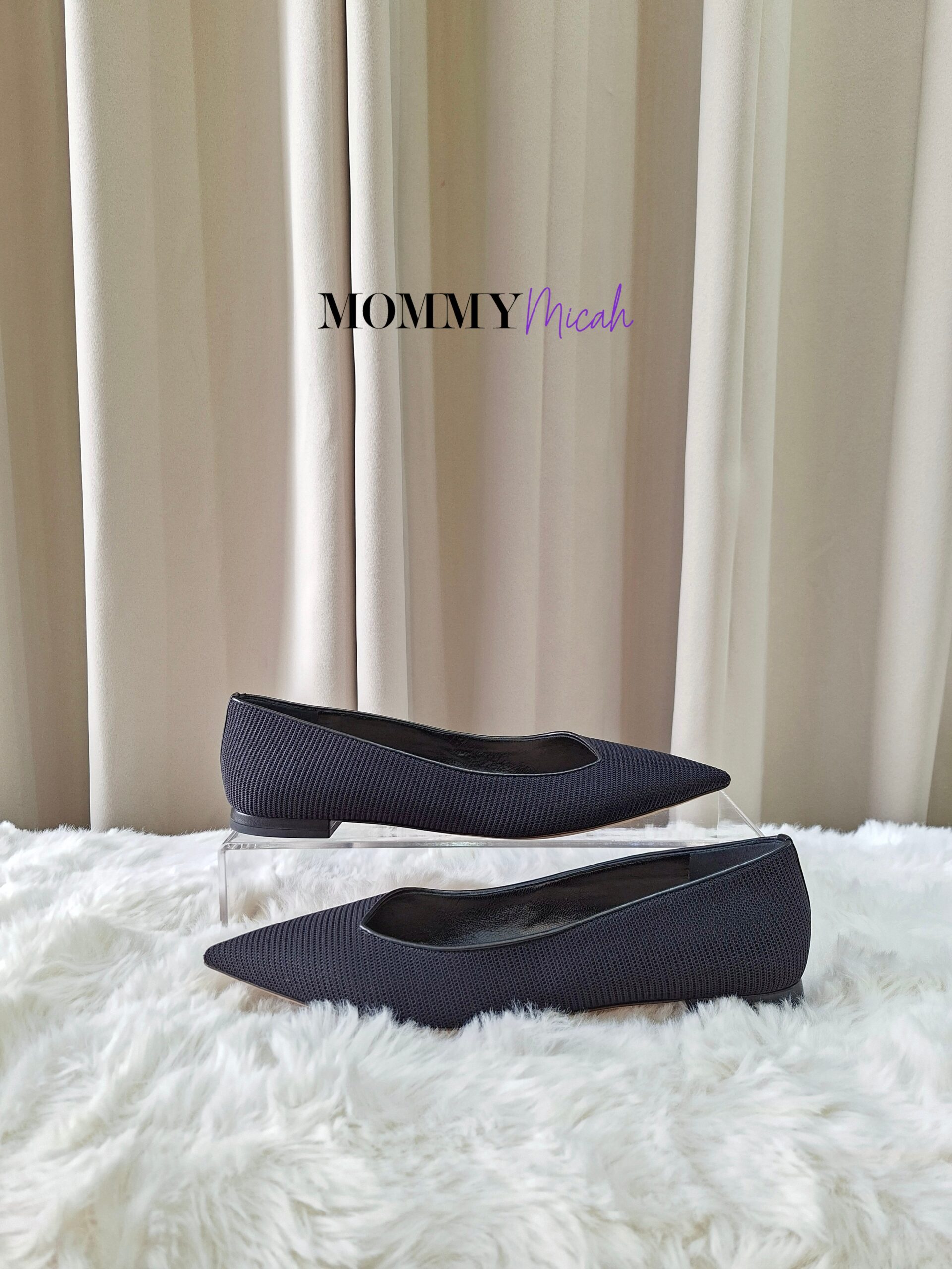 Christian Dior Pointed-Toe Black Flat Shoes Christian Dior Pointed-Toe Black Flat Shoes