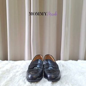 Hermes Black Top Sider Size 37.5