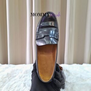 Hermes Black Top Sider Size 37.5