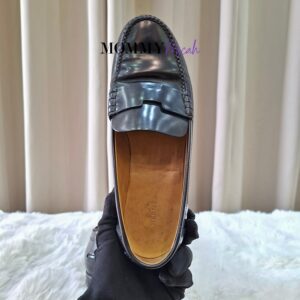 Hermes Black Top Sider Size 37.5