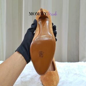 Salvatore Ferragamo Suede Pumps Brown