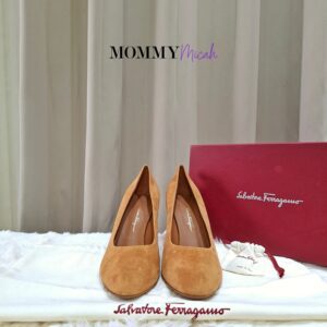 Salvatore Ferragamo Suede Pumps Brown