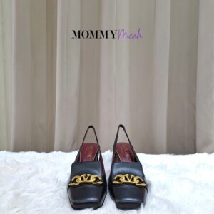 Valentino Garavani VLOGO Chain Slingback Pumps
